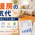床暖房の電気代と節約方法｜電力プランとの組み合わせ方｜比較前ガイドのアイキャッチ画像